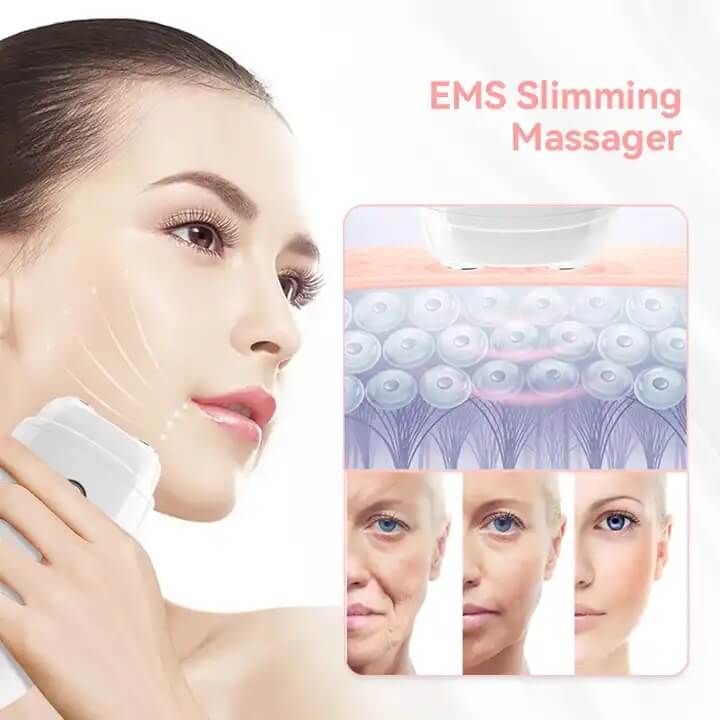 SKB-1405 Portatile Led Light Therapy Skin dimagrante Ems Face Beauty Massager 